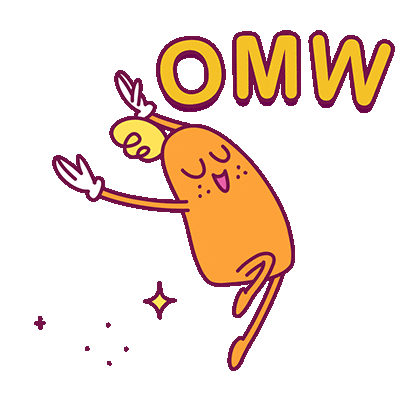 On My Way Run Sticker by ixel yav