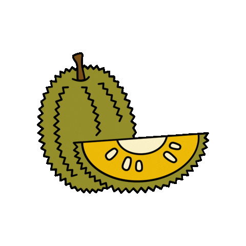 Jackfruit Sticker by VeronikaWorks