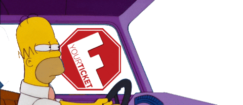 Car F Sticker by Fyourticket