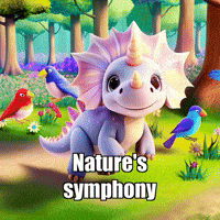 Joy Birdsong GIF by Divineasaur