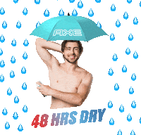rain stay dry Sticker by AXE