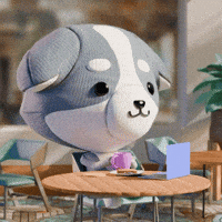 Sipping Drinking Coffee GIF by The Plooshies