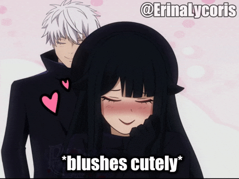 Anime Girl Blush GIF