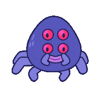 Halloween Monster Sticker by crowlab studio