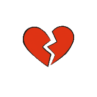 brokenheart Sticker by ALIX the label