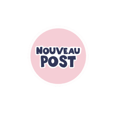 Post Nouveau Sticker
