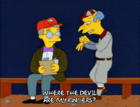 Scared Season 3 GIF by The Simpsons