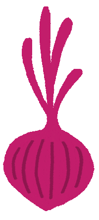 Red Onion Vegan Sticker