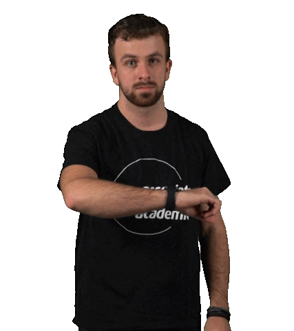 Times Up Time Sticker by Associate Degree Academie