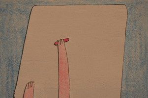 stop motion drawing GIF by Mia Page