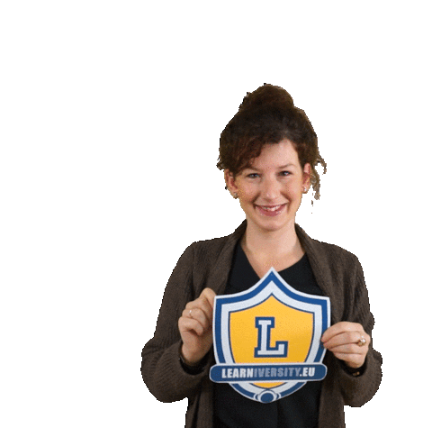 Happy Woman Sticker by Learniversity