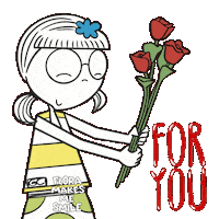 Love You Heart Sticker