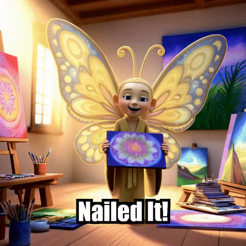 Proud Artist GIF by BuddhaFlyJourney