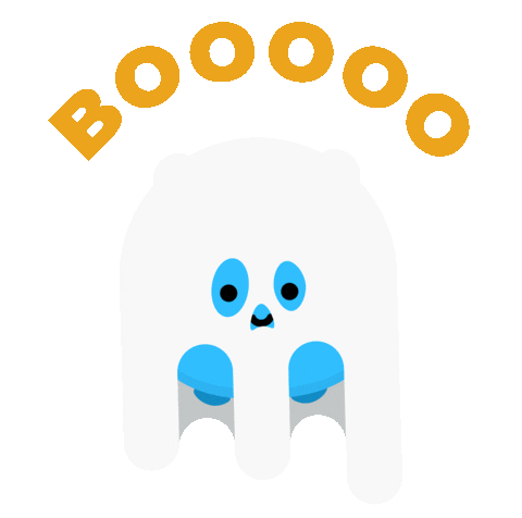 Halloween Ghost Sticker by Bookly