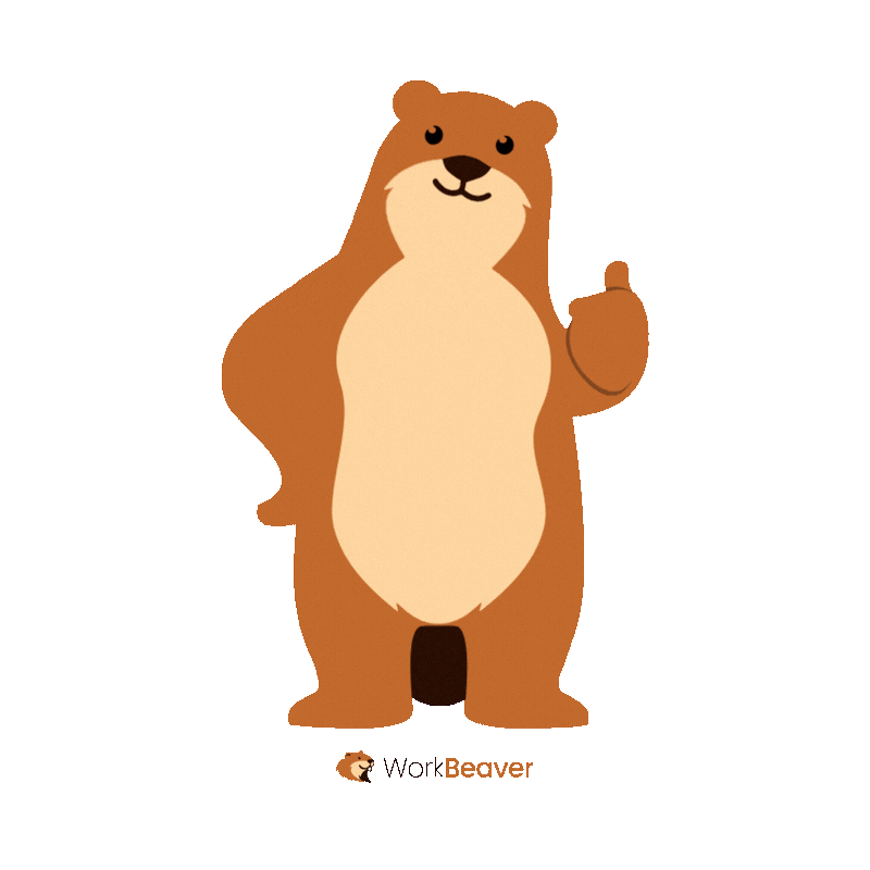 Well Done Thumbs Up Sticker by WorkBeaver