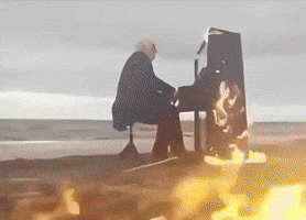 Fire Piano GIF