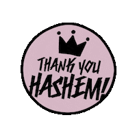 thankyouhashem tyh tyhashem thankyouhashem thank you hashem Sticker