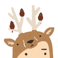 New Year Christmas Sticker