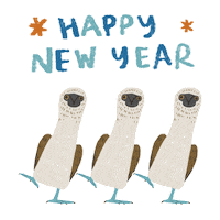 New Year Dancing Sticker