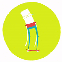 arigonzleza1d9 bart simpson bort GIF