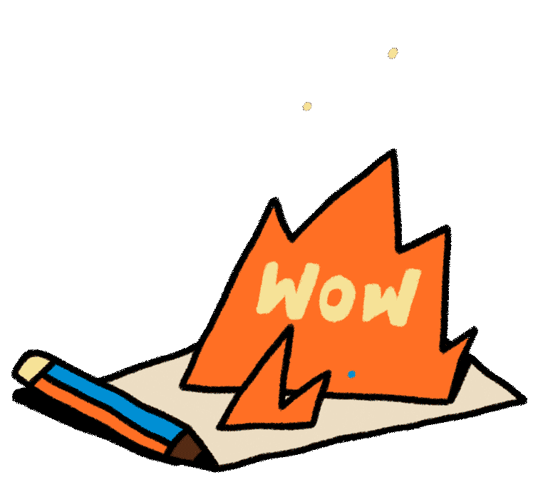 Fire Wow Sticker by Made By Radio