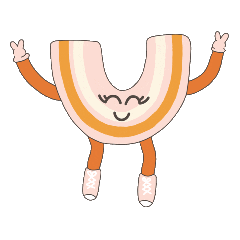 wanderingbud happy fun smile rainbow Sticker