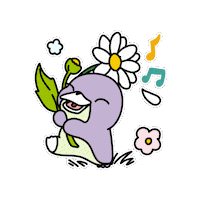 Happy Flower Sticker