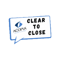 Cleartoclose Sticker by Acopia Stickers