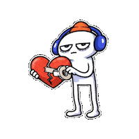 Sad Mental Health Sticker