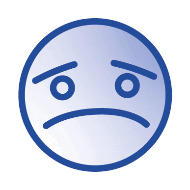 Sad Emoticon Sticker