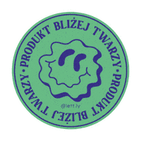 Lettly lettly lettlyproduktbliżejtwarzy Sticker