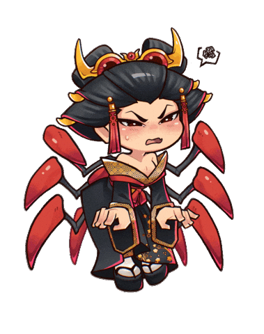 Angry Spider Sticker by Age Of Empires Community