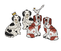 modernantiquarian dog antique modernantiquarian Sticker