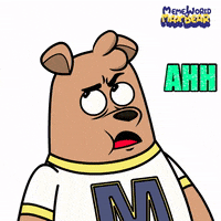 What GIF by Meme World of Max Bear