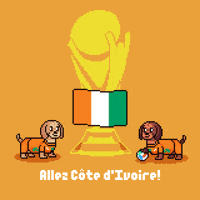 World Cup Ivoirien GIF by HotDogs