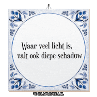 Rust Licht Sticker by Tegelspreuken.nl