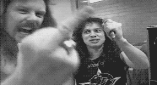 james hetfield vintage GIF