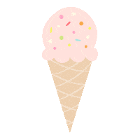 happy ice cream Sticker by Katie Thierjung / The Uncommon Place