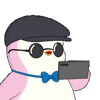 Video Recording Sticker by Pudgy Penguins