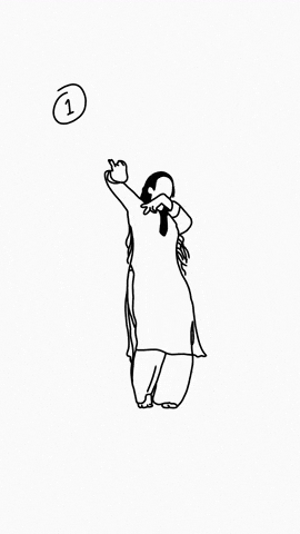 Dancing Girl Art GIF