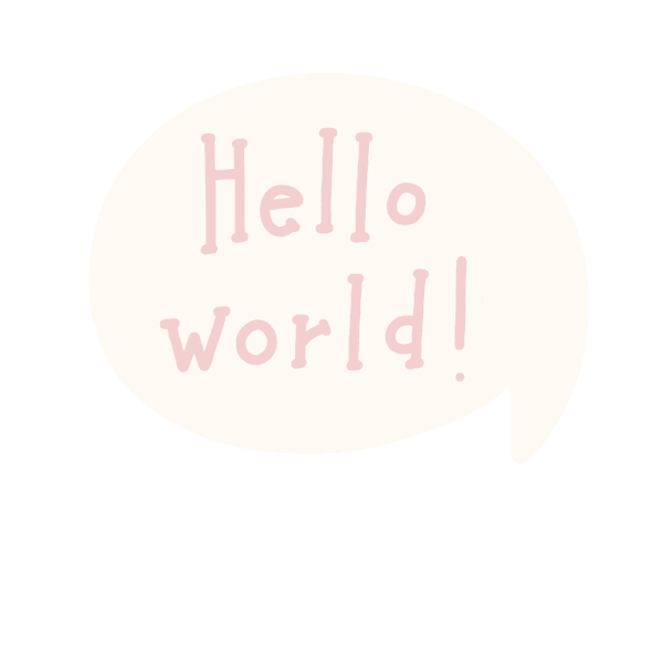 Greeting Hello World Sticker