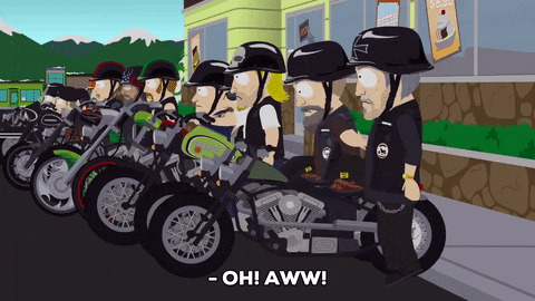 gang biker GIF by South Park 