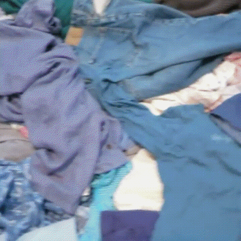 clothes pile GIF