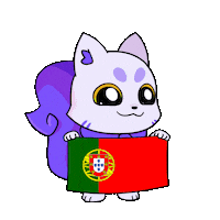 Flag Portugal Sticker by Lucky Kat Studios