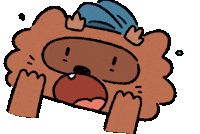 Sweat Omg Sticker by Debbie Fong