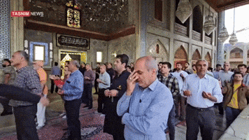 Well-Wishers in Shiraz Pray for Iran's President After Helicopter Incident