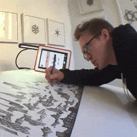artist drawing GIF by Alex Evans Art