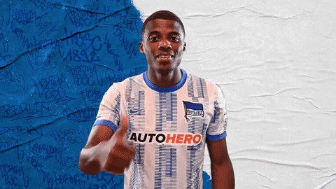 Bundesliga Thumbs Up GIF by Hertha BSC