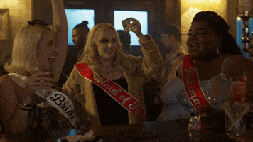 MagentaLightStudios cheers wedding bride toast GIF