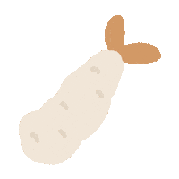 ご飯 えびふらい Sticker